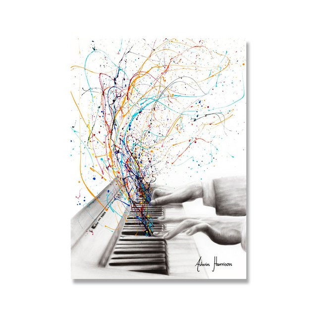 Hanging Picture Frameless Painting Northern Europe Porch Decorative - Image 3