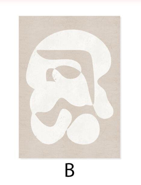 Scandinavian abstract painting poster wall picture - Image 7