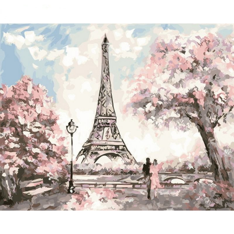 Digital Painting Candy House Painting Digital Children'S Picture Frame House Picture Decoration - Image 2