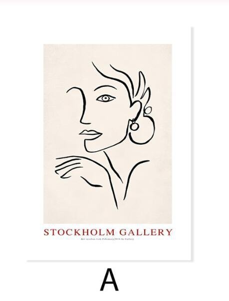 Scandinavian abstract painting poster wall picture - Image 6