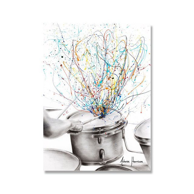 Hanging Picture Frameless Painting Northern Europe Porch Decorative - Image 10