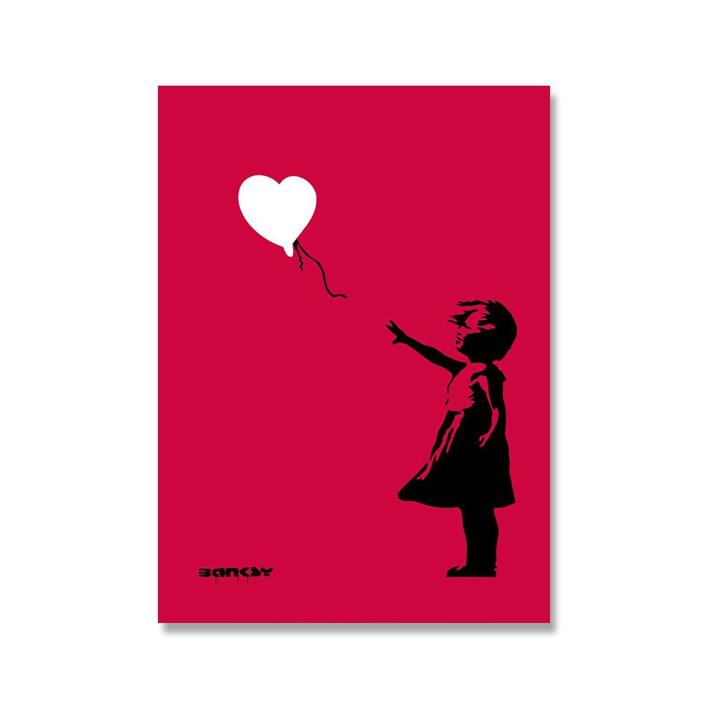 Queen Banksy Doodle Art Picture Abstract Canvas Painting - Image 10