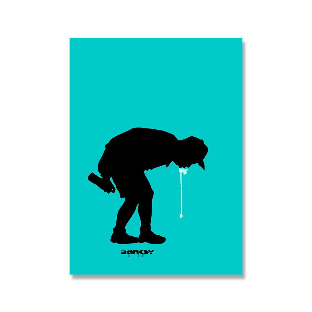 Queen Banksy Doodle Art Picture Abstract Canvas Painting - Image 6