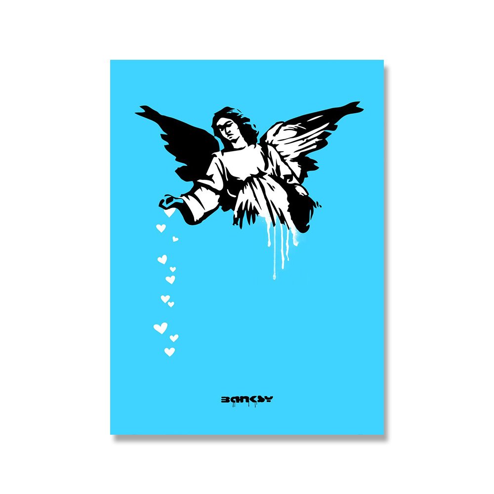 Queen Banksy Doodle Art Picture Abstract Canvas Painting - Image 4