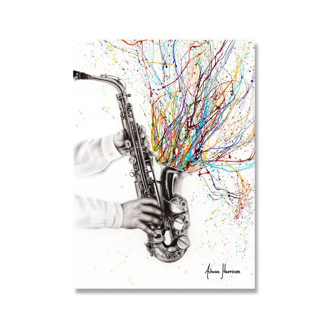 Hanging Picture Frameless Painting Northern Europe Porch Decorative - Image 8