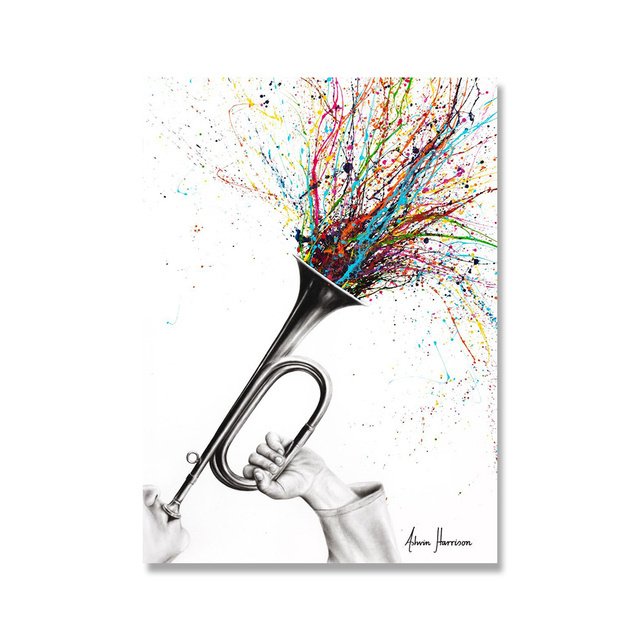 Hanging Picture Frameless Painting Northern Europe Porch Decorative - Image 2