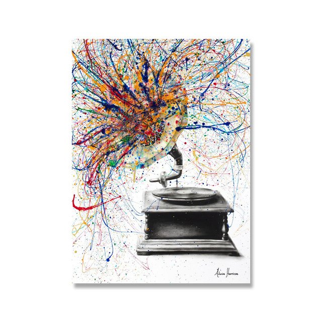 Hanging Picture Frameless Painting Northern Europe Porch Decorative - Image 4