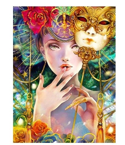 Mosaic Picture Cross Stitch Rhinestone Home Decoration - Image 3