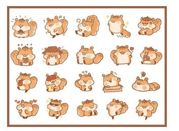 Cute Handbook Stickers Photo Album Diary DIY Decoration - Image 7