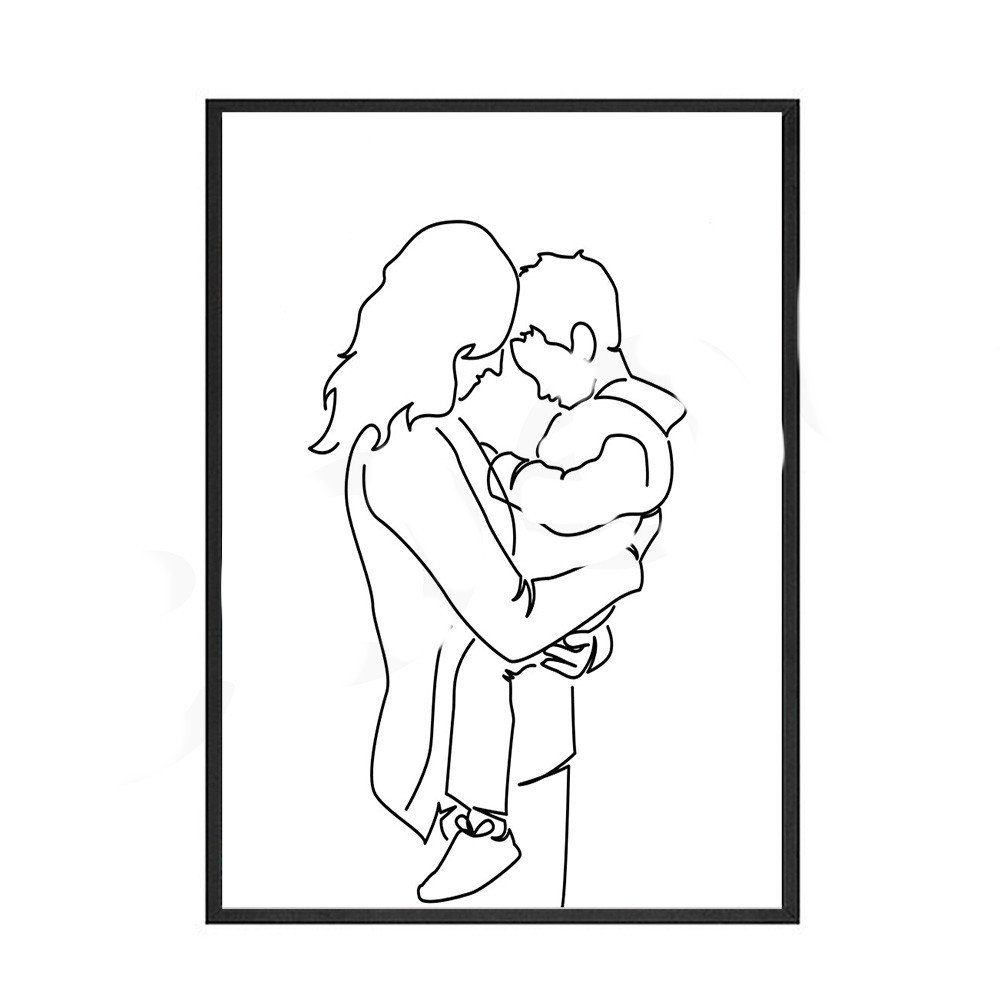 Minimalist Wall Art Picture Canvas Painting - Image 6