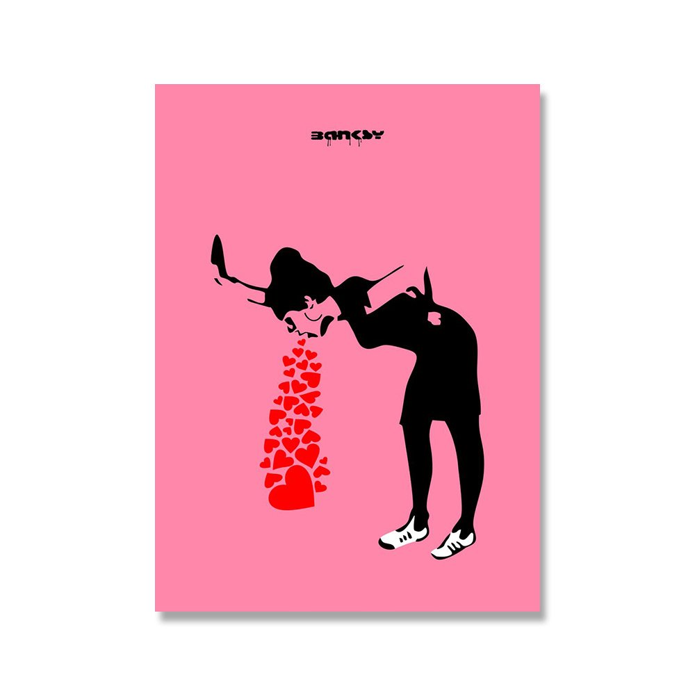 Queen Banksy Doodle Art Picture Abstract Canvas Painting - Image 7