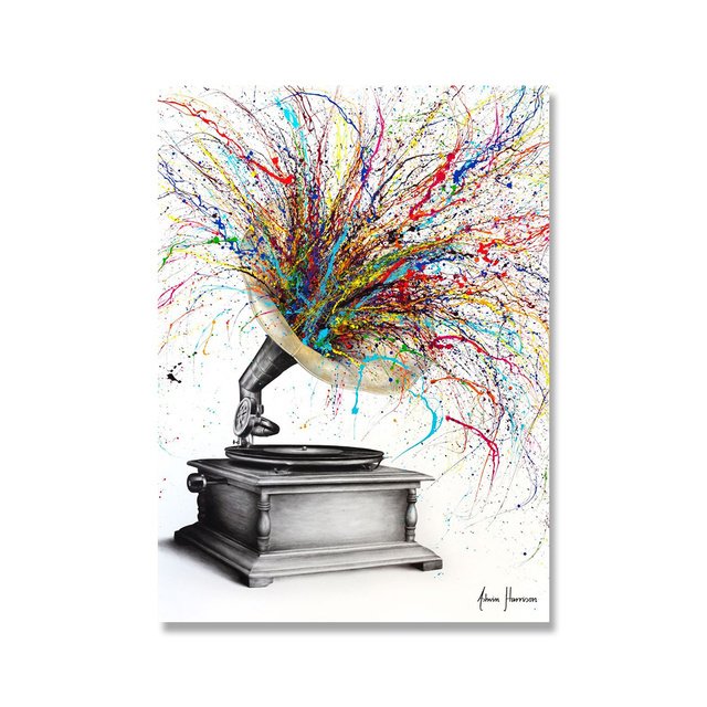 Hanging Picture Frameless Painting Northern Europe Porch Decorative - Image 6