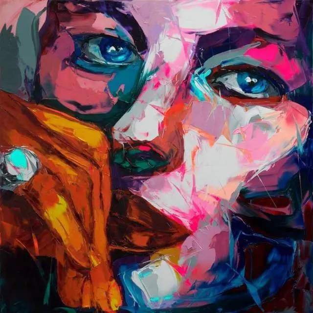 Painted Frameless Canvas Hanging Picture - Image 10