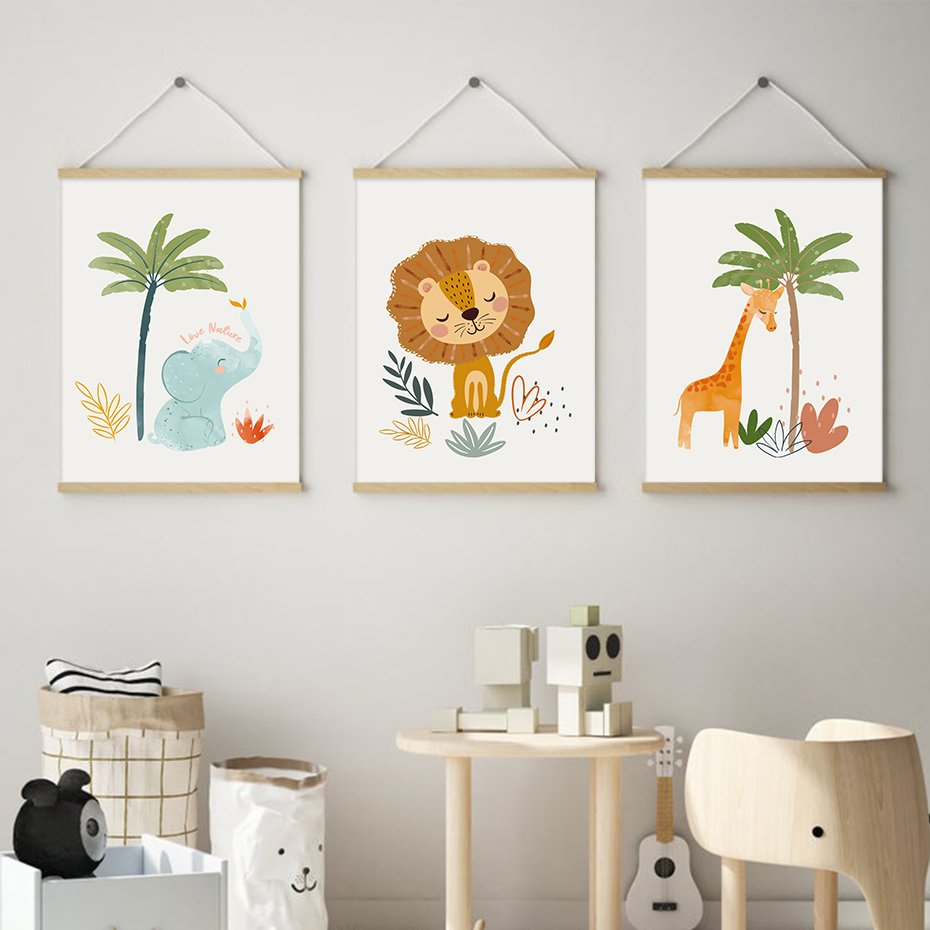 Canvas Core Spray Painting Hanging Picture Frameless Picture - Image 3