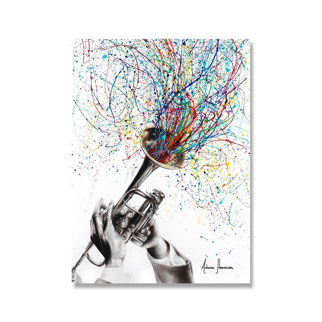 Hanging Picture Frameless Painting Northern Europe Porch Decorative - Image 7