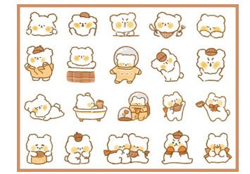 Cute Handbook Stickers Photo Album Diary DIY Decoration - Image 9