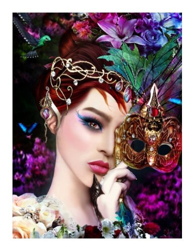 Mosaic Picture Cross Stitch Rhinestone Home Decoration