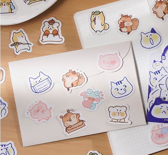 Cute Handbook Stickers Photo Album Diary DIY Decoration - Image 2